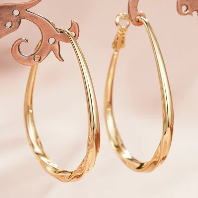 European and American Water Drop Design Earrings