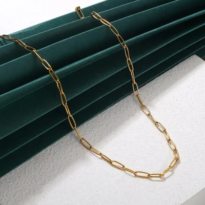 4mm Stainless Steel Paperclip Link Chain