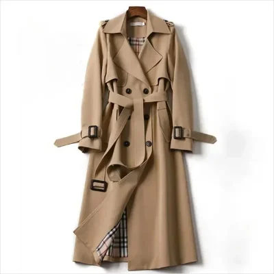 Women's windbreaker Outwear With Belt