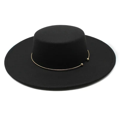 French Style 10cm Wide Brim Derby Top Hat