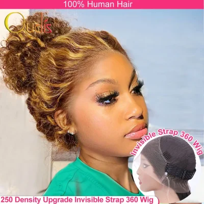 Invisible Strap Highlight 360 Full Lace Front Wig