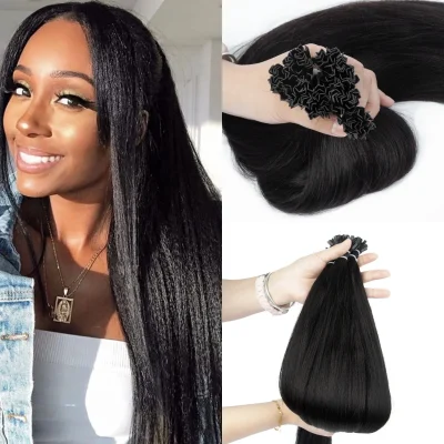 Yaki K Tip Hair Extensions Cuticles Remy Human Hair